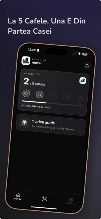 Gogosh: la 5 cafele, una e din partea casei